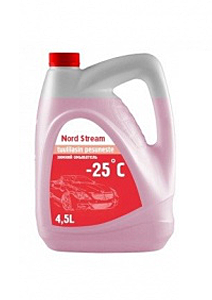 Незамерзающая жидкость Nord Stream -25 4,5L, Pink