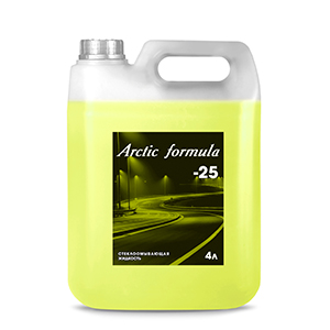 Незамерзающая жидкость Arctic Formula -25 4L Yellow