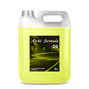 Незамерзающая жидкость Arctic Formula -20 4L Yellow