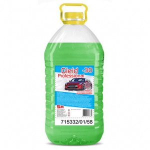 Незамерзающая жидкость Gleid Professional -30 5L Green