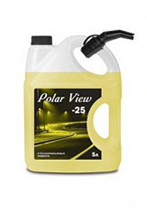 Незамерзающая жидкость Polar View -25 5L Yellow